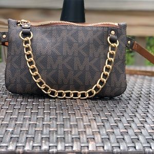MICHAEL KORS BELT BAG WITH PULL CHAIN